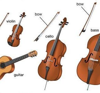 Violin, Viola, Cello, DB-Bass